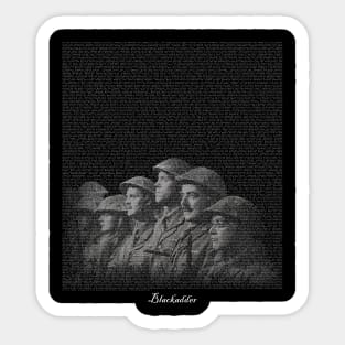 Blackadder Goes Forth Script Sticker